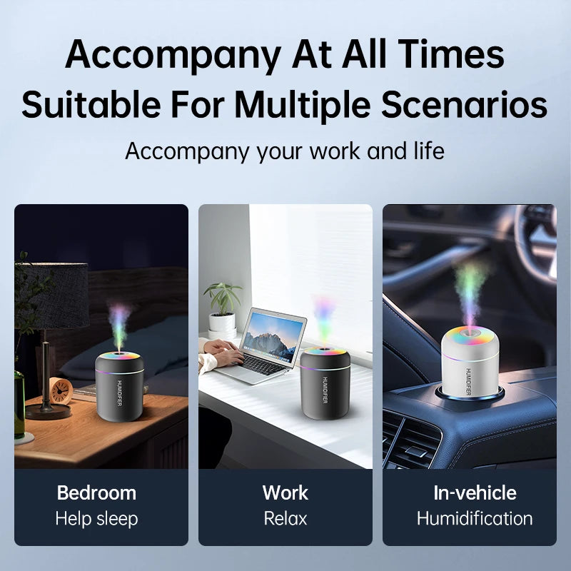 Humidificador de aire USB Electric Aroma Diffuser Essential 180 ml