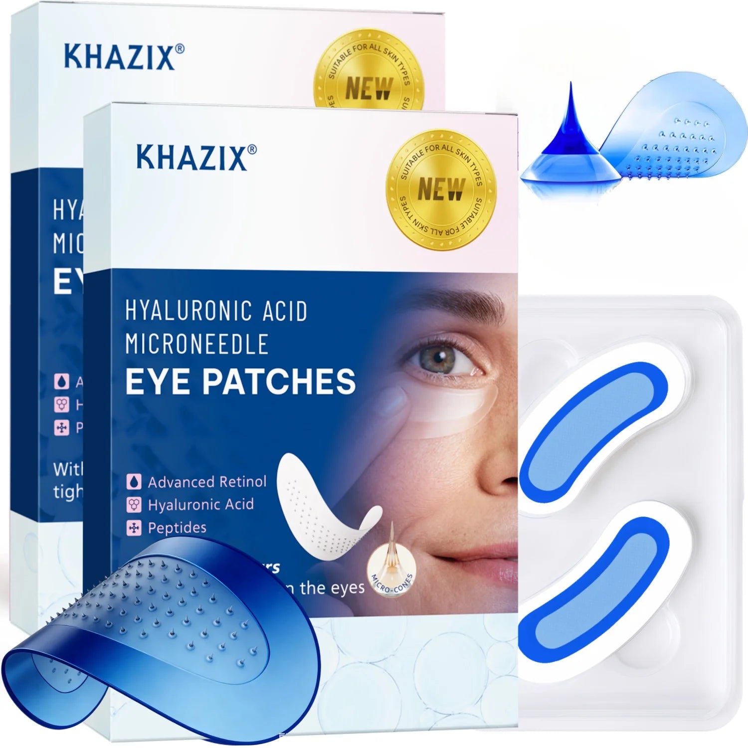 Parches de Retinol con ácido Hialuronico (1 Par)